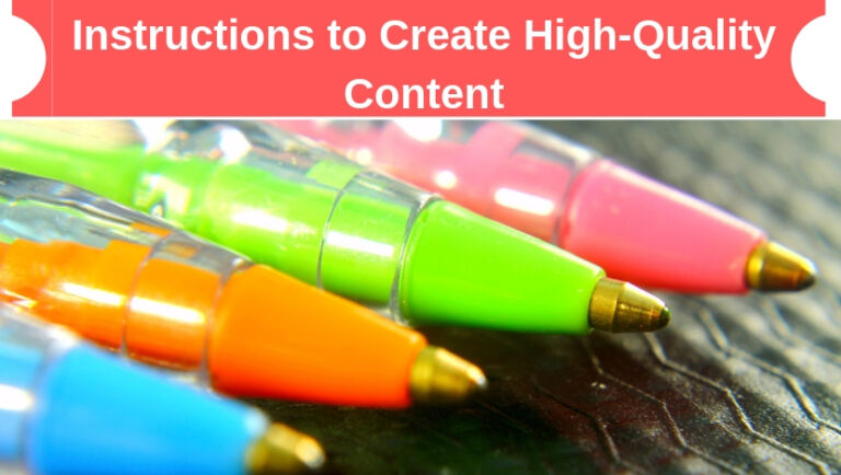 high-quality content